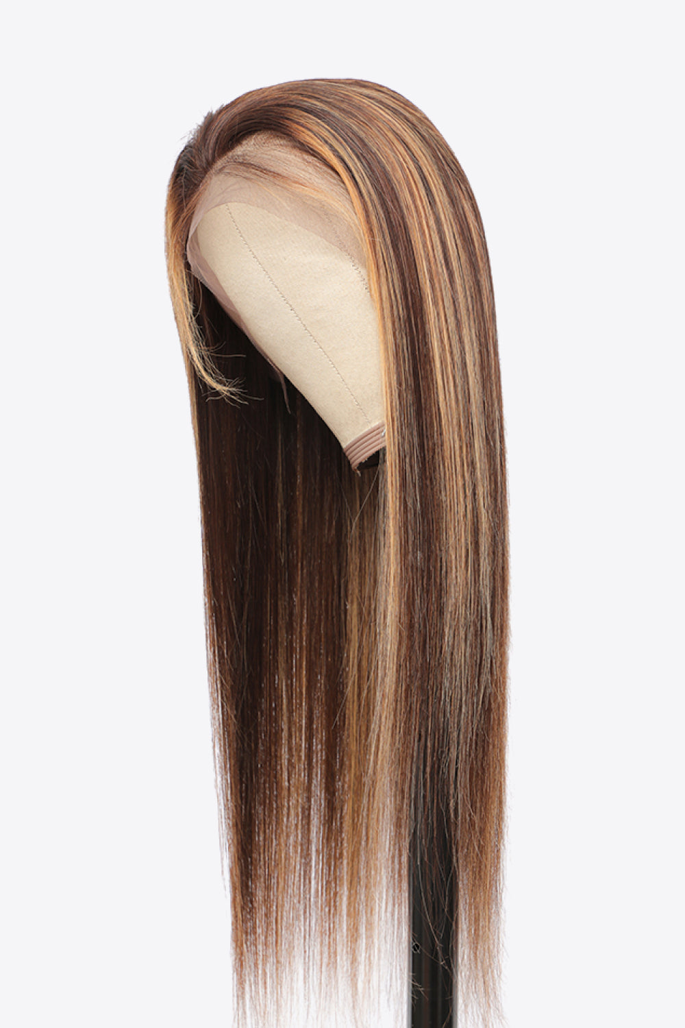 18" 160g 13*4" Lace Front Human Wigs in Brown Long 150% Density #p4/27